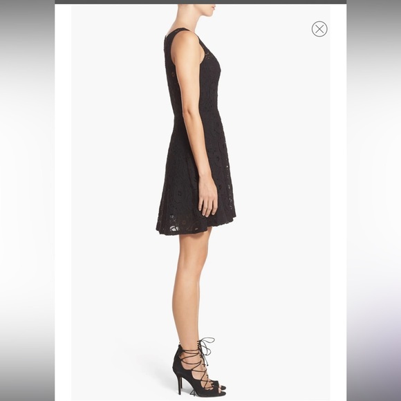BB Dakota by Steve Madden Renley Lace Fit & Flare Minidress Nordstrom Excl Sz 12 - Picture 4 of 15